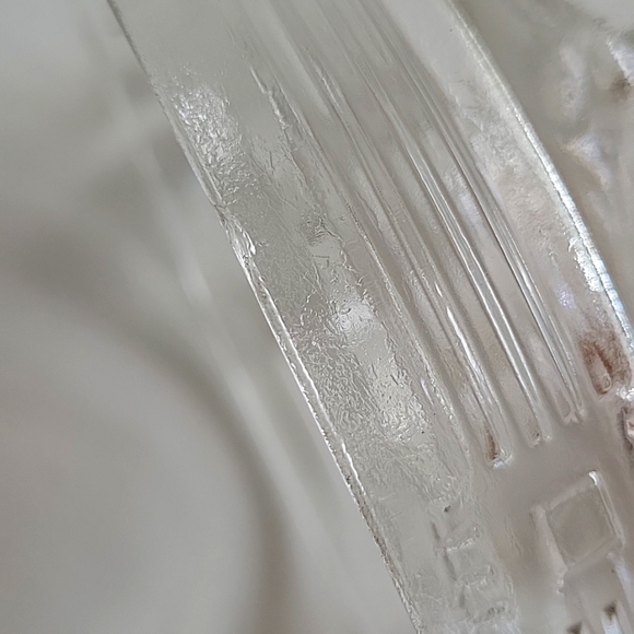 VTG HAZEL ATLAS GLASS JUICER/REAMER SWIRL ART DECO HANDLE SPOUT CRISS CROSS - Picture 4 of 5